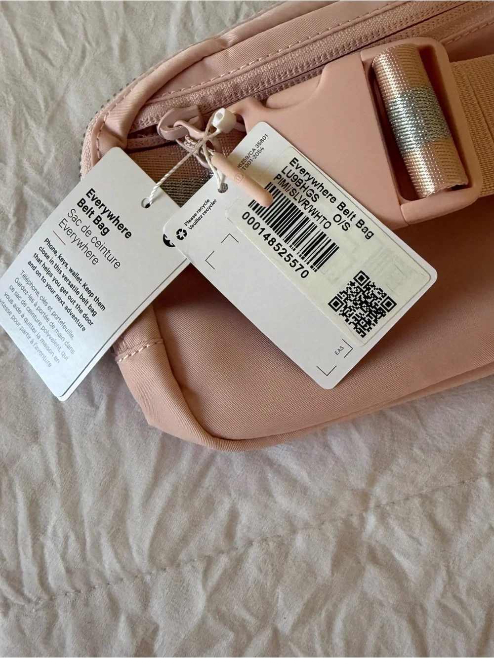lululemon athletica Pink Belt Bag New